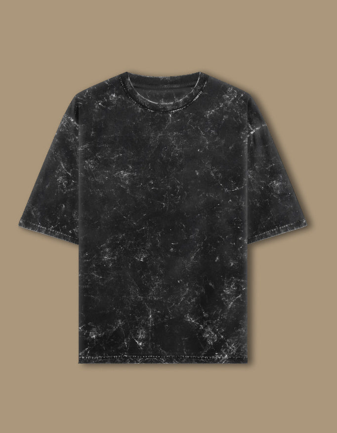 StrykDrift Acid Wash Oversized T-Shirt – Vintage Custom Print-on-Demand India
